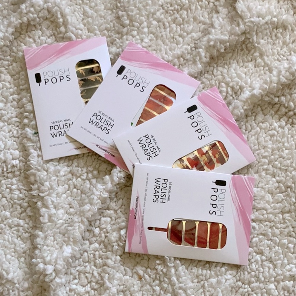 4pc set nail wraps